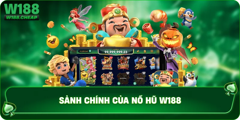 Sảnh chính của nổ hũ W188